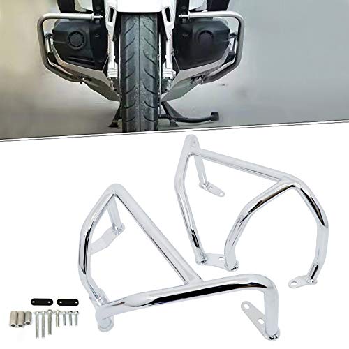 BAIONE Crash Bar Highway Engine Guards Side Engine Protectors for Honda Goldwing 1800 GL1800 F6C 2018-2021 (Chrome)