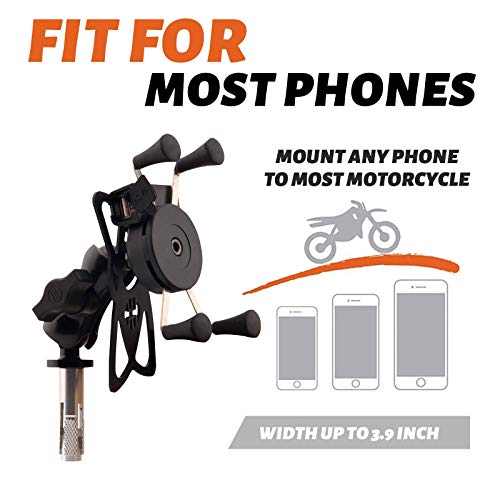 Motorcycles Phone Mount with Charger Grip Mobile Phone Holder GPS Navigation Bracket for BMW S1000RR Suzuki GSX 1300R Hayabusa GSX-R 600 750 1000 Yamaha YZF Kawasaki Ninja Honda CBR New