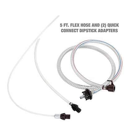 OEMTOOLS 24397 10 Quarts (2.5 Gallons) Manual Fluid Extractor, Oil Extractor Pump, Transmission Fluid Pump, Oversized Handle Manual Oil Pump Extractor