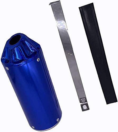 28mm Blue Pit Bike Exhaust Muffler For SSR SDG CRF50 XR50 KLX TTR YCF Coolster Thumpstar Lifan 50cc 70cc 90cc 110cc 125cc Chinese Pit Trail Dirt Bike