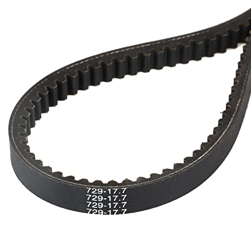729-17.7-30 Drive Belt fits for GY6 49cc 50cc 139QMB Scooter Moped Long-Case Engine(Pack of 3)