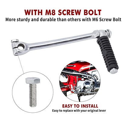 motoparty Kickstart Lever Starter, for Honda Z50 Mini Trail C70 CT70 SL70 XL70 CT90 S90 ST90 CS90 CS SL ST CT 70 90 Kick Starter Lever