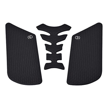 HZXHS Motorcycle Anti Slip Tank Pad Stickers For Honda VFR800 1998 1999 2000 2001 2002 2003 2004 2005 2006 2007 VFR 800 (A), Black (1998-2007)