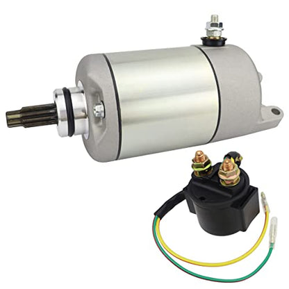Soarider Starter & Relay for 1993-2006 Honda TRX300EX FourTrax/SporTrax 300 EX, 31200-HM3-671 18329 SM13422 410-54008 SMU0029, 93-00 FourTrax TRX300EX Starter| 01-06 SporTrax TRX300EX Starter