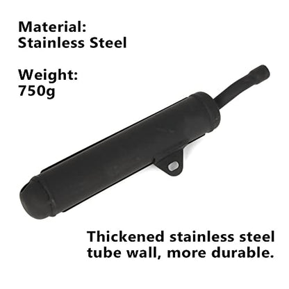 Silencer Exhaust Muffler Pipe for PW80 PY80 Pit Dirt Bike Stainless Steel