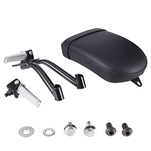 Rear Passenger Seat and Foot Pegs Kit for Honda CMX 300 CMX 500 Compatible with Honda Rebel 2017-2021