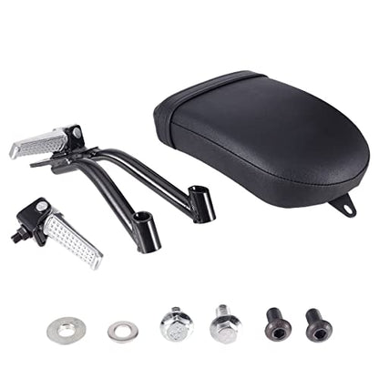 Rear Passenger Seat and Foot Pegs Kit for Honda CMX 300 CMX 500 Compatible with Honda Rebel 2017-2021