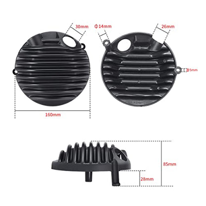 Black Engine Cover Set Fairing fit for Honda cmx300 Rebel 300 2020 2021