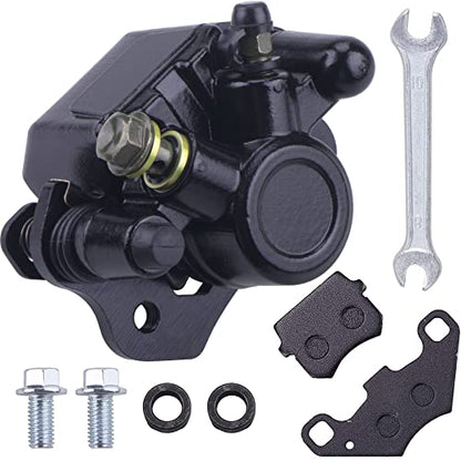 MWMNUN Chinese Rear Brake Caliper for ATV Coolster Taotao Kazuma Roketa Sunl Baja Kinroad 50cc 70cc 90cc 110cc 125cc 150cc 200cc Four Wheeler Trailmaster XRX 150 250 GT Tomberlin Crossfire