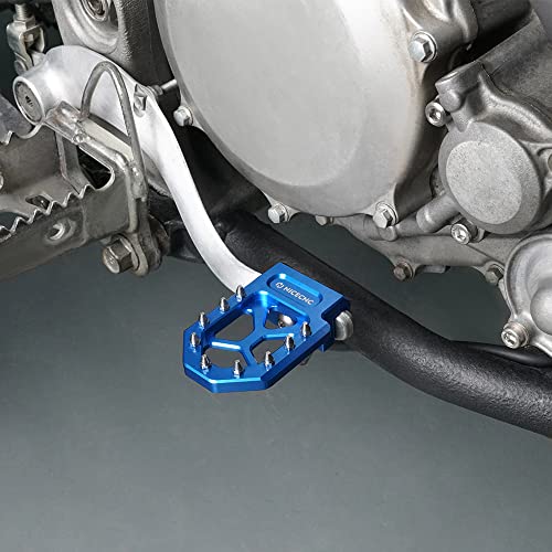NICECNC Blue Brake Lever Pedal Extender and Chain Roller Tensioner with Spring Compatible with Yamaha YFZ450R 2009-2023