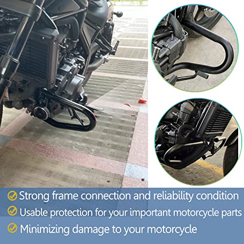 Midimttop Motorcycle Crash Bar Engine Guard Frame Protection Bumper Protector Compatible with H-onda Rebel CMX 1100 Rebel 1100 CMX1100 Accessories 2021 2022