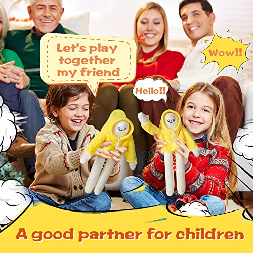 SENCU Plush Banana Man Toys,16 Inch Weird Banana Stuffed Animals Doll with Magnet,Funny Changeable Plush Pillow Decompression Toy Gifts for Boys Girls Birthday Party Christmas…