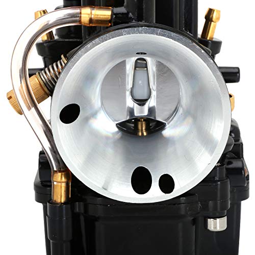 PWK 32mm Carburetor Motorcycle Power Jet Carb Racing Performance Universal For 125cc to 200cc Pit Dirt Bike Motocross Enduro On/Off Road ATV Quad Scooter Black