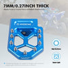 NICECNC Blue Brake Lever Pedal Extender and Chain Roller Tensioner with Spring Compatible with Yamaha YFZ450R 2009-2023