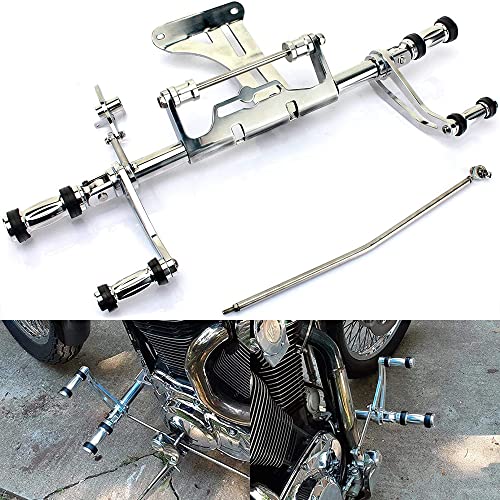 TARAZON Billet Aluminum Forward Controls Foot Pegs for Suzuki VS1400GLP Intruder VS 1400 1987-2004