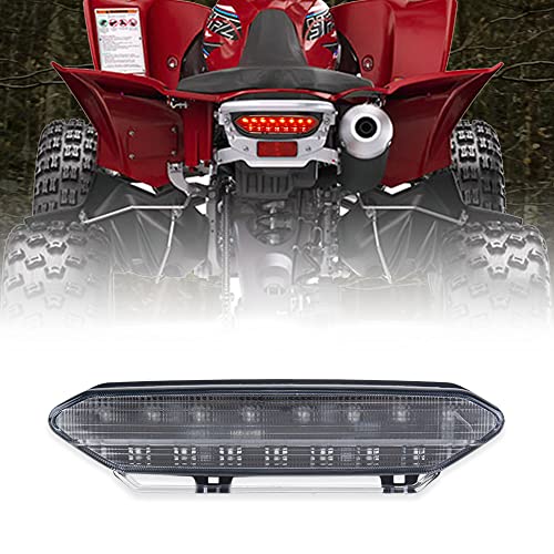 Led Tail Light Brake Assembly for Yamaha 2006-2009 YFZ450 5TG-84710-21-00 (Clear Lens)