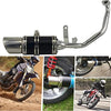 Exhaust System Scooter Carbon Fiber Design Short Performanc for GY6 125cc 150cc 152QMI 157QMJ 4 Stroke Chinese Scooter Moped Go Kart ATV