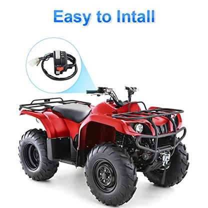 WATERWICH Handlebar Headlight Switch Compatible with Yamaha Warrior Wolverine 350 Kodiak 400 2001 2000 1999 1998 Replaces 4GB-83973-01-00 4GB-83973-00-00