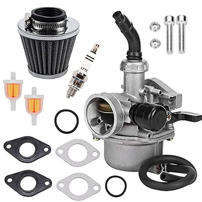 PZ19 Carburetor for 50cc 70cc 80cc 90cc 110cc 125cc ATV Dirt Pit Bike Taotao Honda CRF By LIAMTU Chinese Quad 4 Stroke ATV Go Kart Pit Dirt Bike CRF50F XL75 CRF80F XR50R