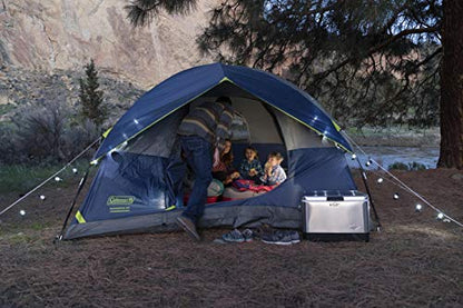 Coleman Sundome Camping Tent, 3 Person, Navy Blue
