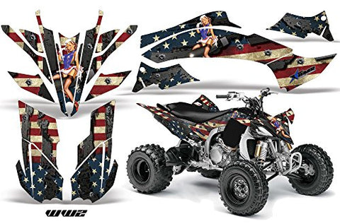 AMR Racing ATV Graphics kit Sticker Decal Compatible with Yamaha YFZ 450 R/SE 2009-2013 - WW2