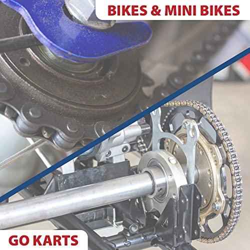 PGN #35 Roller Chain - 3 Feet + Free Connecting Link - Carbon Steel Chains for Bycicles, Mini Bikes, Motorcycles, Go-Karts, Home and Industrial Machinery - 95 Links
