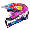 GLX GX623 DOT Kids Youth ATV Off-Road Dirt Bike Motocross Motorcycle Full Face Helmet Combo Gloves Goggles for Boys & Girls (Graffiti, Medium)