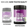 Optimum Nutrition Amino Energy - Pre Workout with Green Tea, BCAA, Amino Acids, Keto Friendly, Green Coffee Extract, Energy Powder - Concord Grape, 65 Servings (Packaging May Vary)
