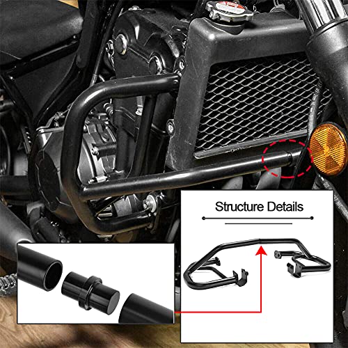 FATExpress CMX500 Parts Motorcycle Motorbike Steel Engine Guard Bumper Highway Crash Bars Crashbar Body Frame Falling Protectors for H-onda Rebel CMX 500 Rebel500 2017 2018 2019 2020 2021 2022 17-22