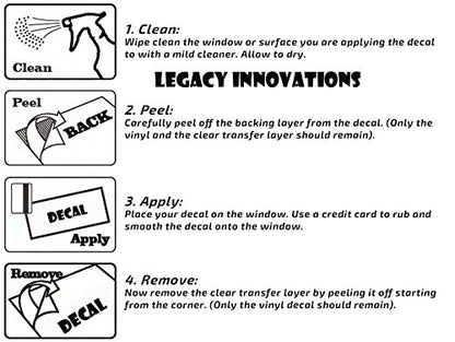 Legacy Innovations LLI I Got Your Six Military ;IGY6 | Decal Vinyl Sticker | Cars Trucks Vans Walls Laptop | Black| 7.5 x 2.9 in | LLI1512