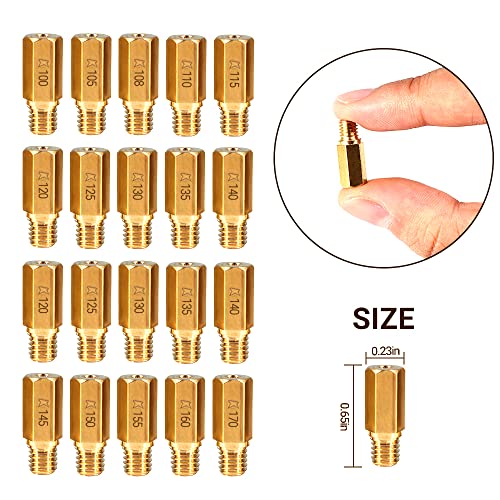 30pcs Main Jets &10Pcs Slow Jets Pilot Cleaner Tool Kit Fits for PWK CVK PE Keihin OKO Carb KOSO Polini KO SCL-2018090002-ZH-T-01 SCL-2018090002-ZH-T-02 SCL-2018090001-ZH-T-01 SCL-2018090003-ZH-T-01