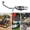 FLYPIG High Performance GY6 150cc Muffler Exhaust Pipe kit Replace for System Shorty GY6 125cc 150cc 152QMI 157QMJ ATV 4 Stroke Chinese Scooter Moped ATV Go Kart (Black)