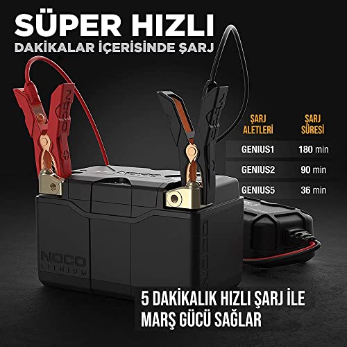 NOCO Lithium NLP9, Group 9, 400A Lithium LiFePO4 Motorcycle Battery, 12V 3Ah ATV, UTV, Jet Ski, 4 Wheeler, Quad, Riding Lawn Mower, Tractor, Scooter, PWC, Seadoo, Polaris and Generator Battery