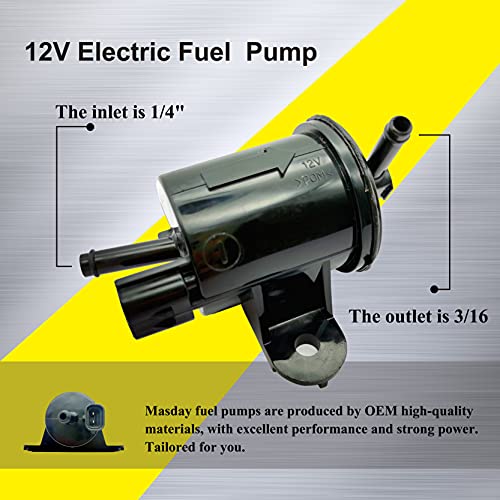 Masday Scooter Fuel Pump for 02-09 Honda Metropolitan CHF50, 03-16 Honda Ruckus NPS50 ，OEM16710-GET-013 16710-GET-003,Honda Ruckus Kit Includes All Accessories for Rplacement,2 Years Warranty.
