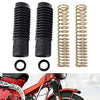 Motoparty Trail Gaiters Cover Boot For Honda CT90 TRAIL90 S90 CL90 Replace for 51611-459-880 Front Fork Cover Absorber Boots & Seals Spring Rebuild Kit