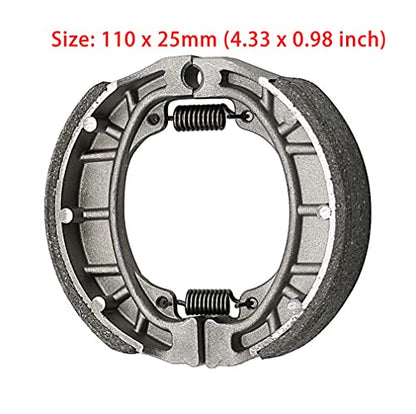 Alpha Rider Brake Shoes Water Grooved Front or Rear For Honda Z 50 QA50 QA C CL CT 70 CT70 CT70H