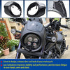 Midimttop Motorcycle Fron Mask Visor Headlight Fairing Front Cowl Fork Mount Windshield Wind Deflector Compatible with HO-NDA Rebel 1100 CMX1100 CMX 1100 Accessories 2021-2022