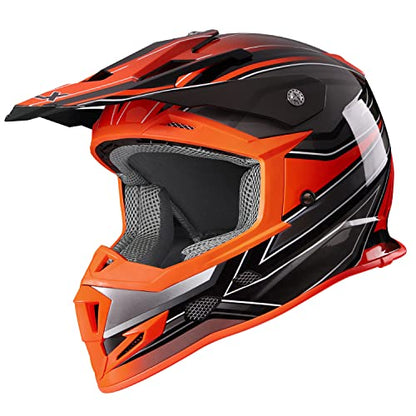 GLX GX23 Dirt Bike Off-Road Motocross ATV Motorcycle Full Face Helmet – Zoom Zoom Parts