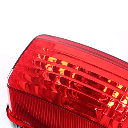 CPOWACE Taillight Housing Tail light Lens Cover Compatible with Yamaha Big Bear 400 / Grizzly 660 350 / Kodiak 400 / Rhino 660 700,Plastic Rear Light Lens Replace 5KM-84710-01-00,5KM-8472C-10-00(Red)