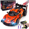 VATOS 1:16 Remote Control Car - 2.4 GHz Metal RC Cars with Spraying Mist & Light for Kids, 20 Km/h Electric Sport Racing Hobby Toy Car with 2 Rechargeable Batteries Provide 50 Min Playtime for Boys