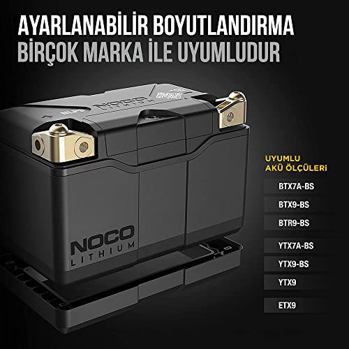 NOCO Lithium NLP9, Group 9, 400A Lithium LiFePO4 Motorcycle Battery, 12V 3Ah ATV, UTV, Jet Ski, 4 Wheeler, Quad, Riding Lawn Mower, Tractor, Scooter, PWC, Seadoo, Polaris and Generator Battery