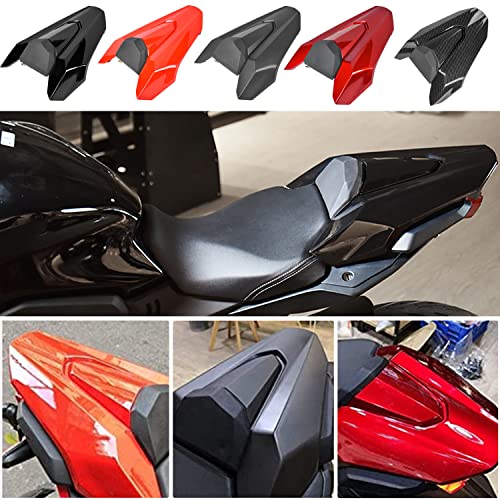 Safuotn Motorcycle CB650R CBR650R Rear Seat Cowl Cover Passenger Pillion Cowl Solo Seat Cover Tail Section Fairing for Ho-n-da CB 650R CBR 650R 2019 2020 CBR650 R Accessories (Carbon fiber look)