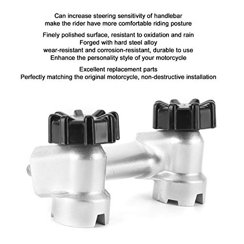 Handle Bar Clamp, Motorcycle Handlebar Riser Handlebar Riser Mount Clamp Fit For MONKEY Z50 Z50J DAX CT70 Z50R 50