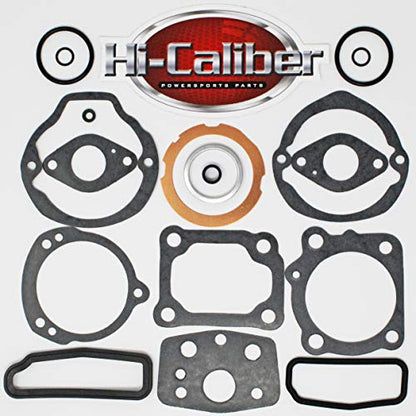 Hi-Caliber Powersports Parts QUALITY Top End Engine Motor Gasket Kit for 1974-1978 Honda ATC 90 90K and 1979-1985 Honda ATC 110 3-wheel ATVs