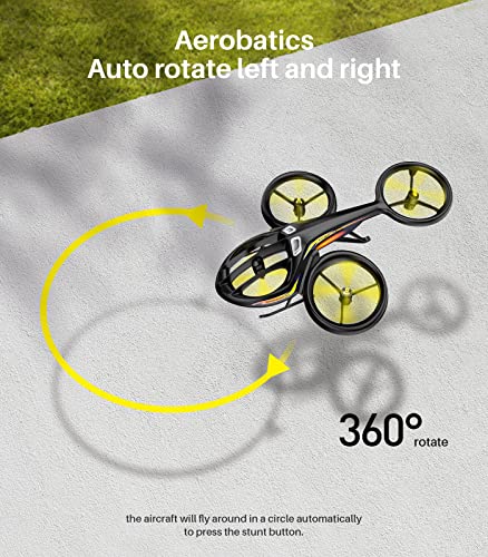 SYMA RC Helicopter, Latest Remote Control Drone with Gyro and LED Light 4HZ Channel Plastic Mini Series Helicopter for Kids & Adult Indoor Outdoor Micro Toy Gift for Boys Girls[Newest Model]