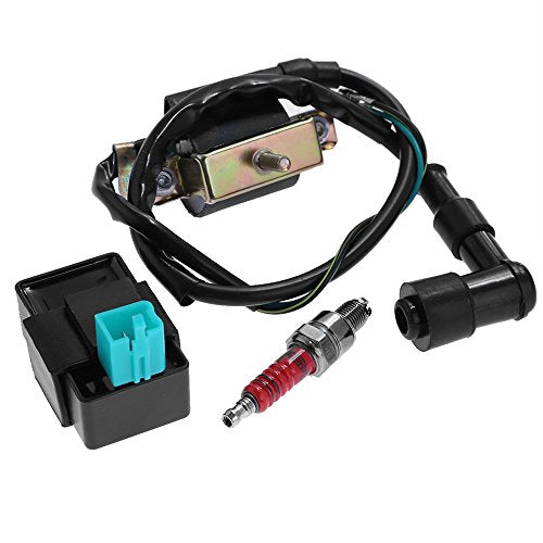 Zreneyfex Ignition Coil CDI Spark Plug Replacement for Honda XL185 XL XR 70 75 80 100 125 175 185 200 250