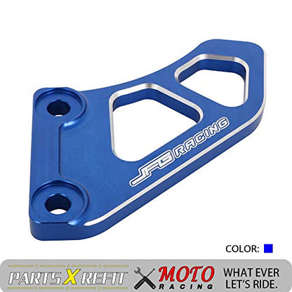 JFG RACING Motorcycle Chain Guard Guide Slider Protection Wearable CNC Aluminum Alloy For TW200 2005-2021 XT225 2005-2007 XT250 2008-2021 - Blue