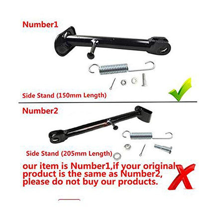 Wai Danie Kick Stand/Side Stand Compatible with Yamaha PW80 PY80 150mm Aftermarket Motorcycle Parts G80T