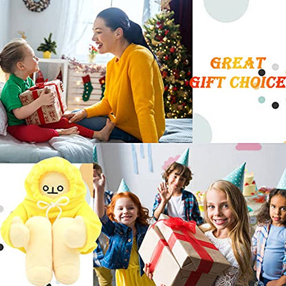 SENCU Plush Banana Man Toys,16 Inch Weird Banana Stuffed Animals Doll with Magnet,Funny Changeable Plush Pillow Decompression Toy Gifts for Boys Girls Birthday Party Christmas…