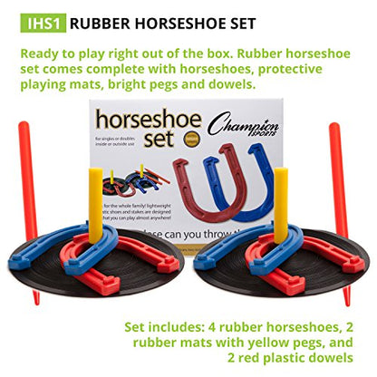 Champion Sports Indoor/Outdoor Horseshoe Set